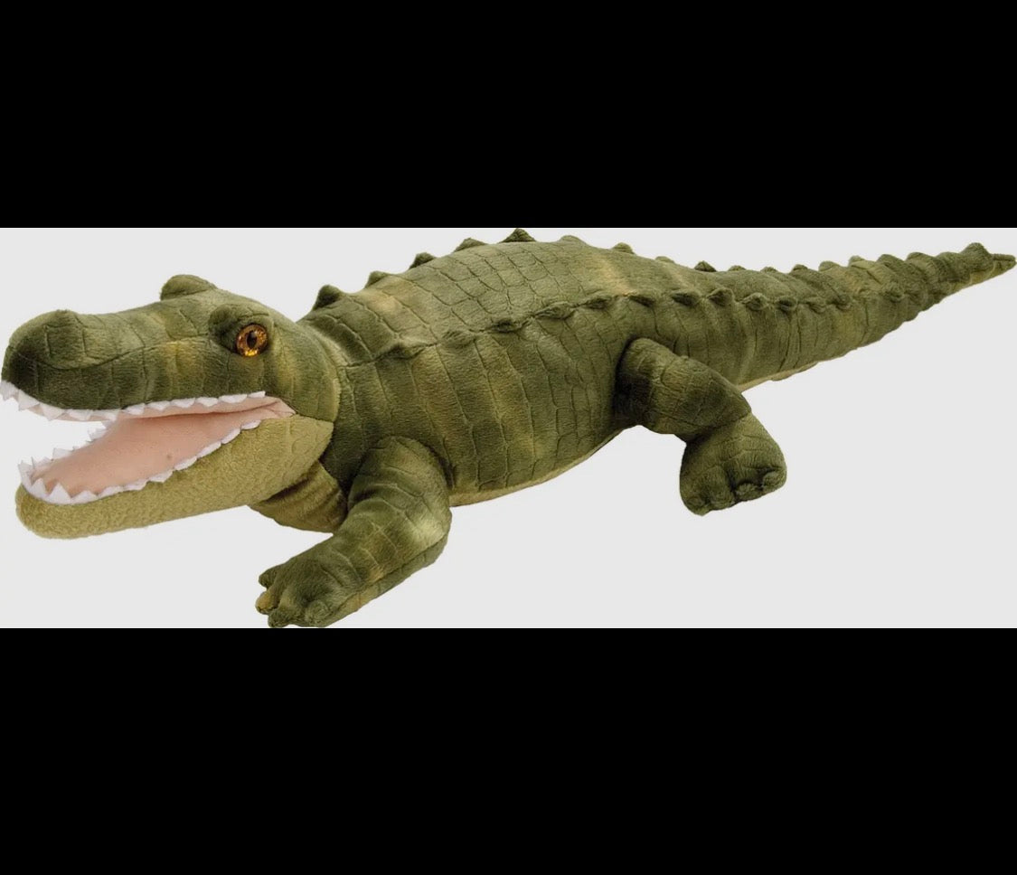 12” alligator stuffy