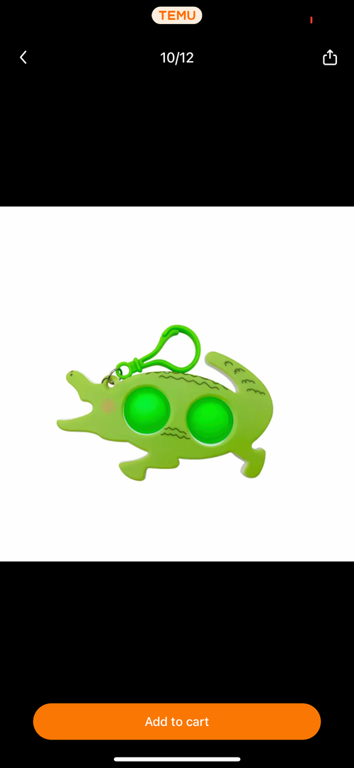 Alligator&crab keychain