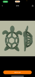 Baby turtle teether