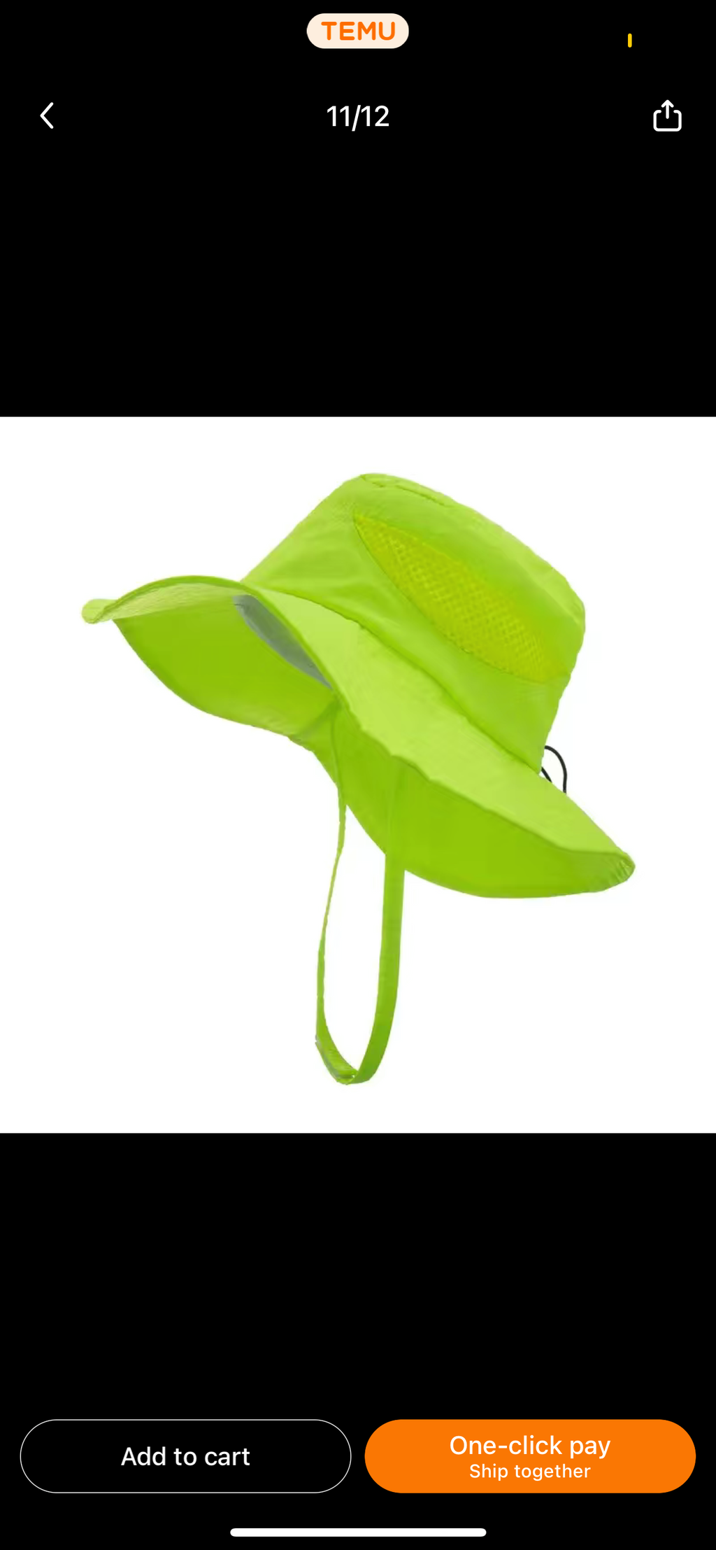 Kids bucket hat