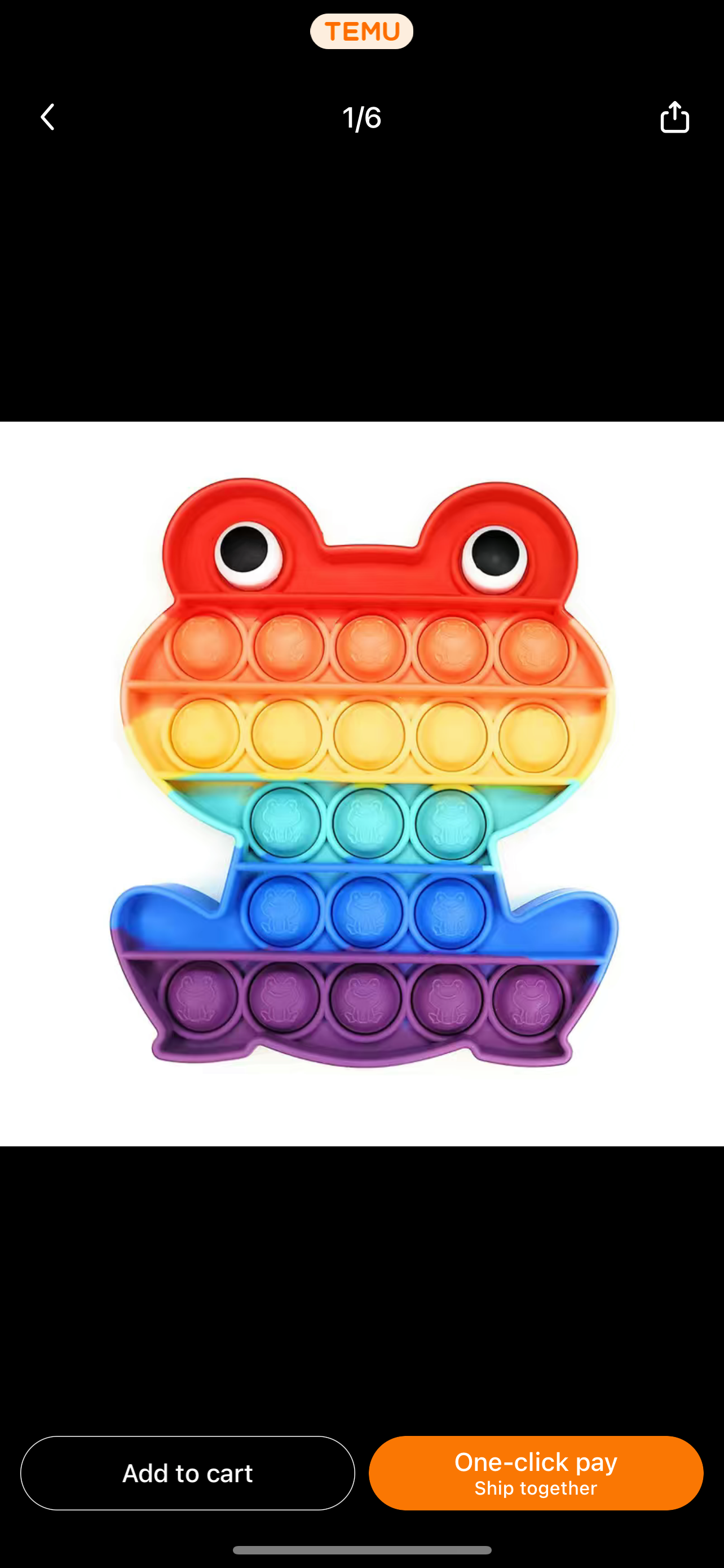 Dino/frog/crawfish pop-it