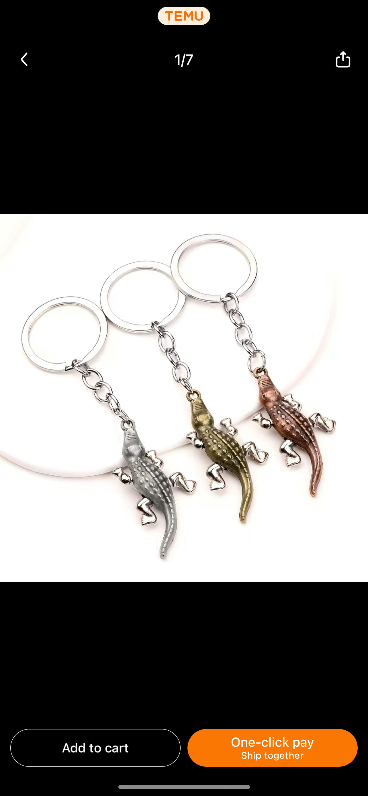 Alligator keychain