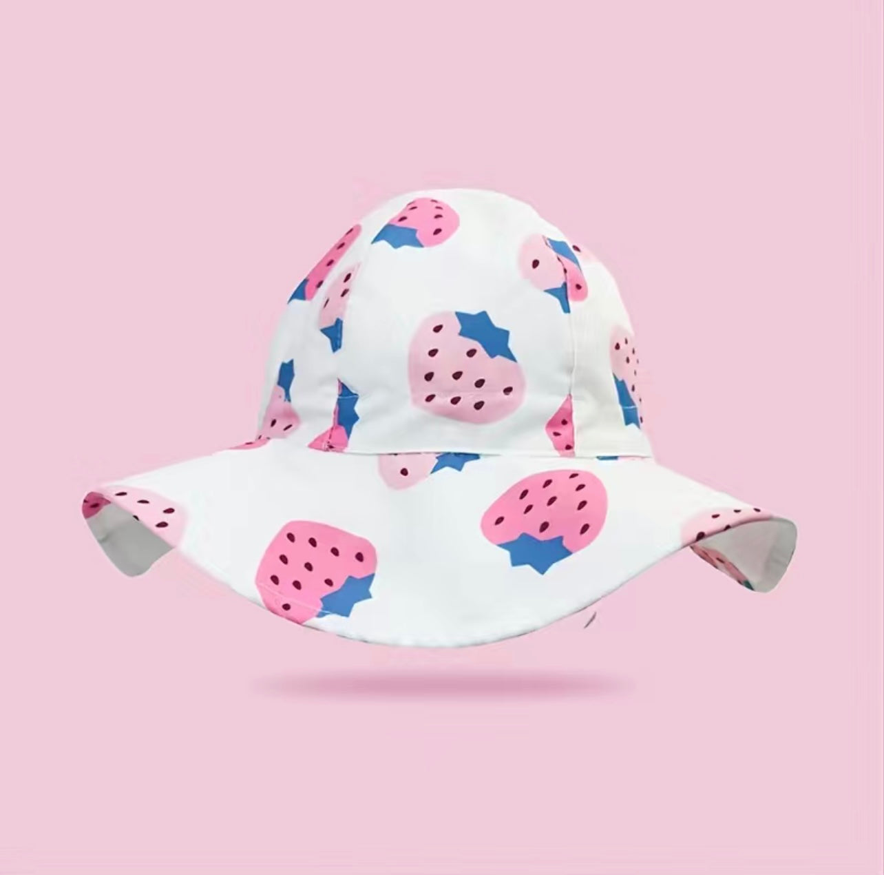 Strawberry bucket hat