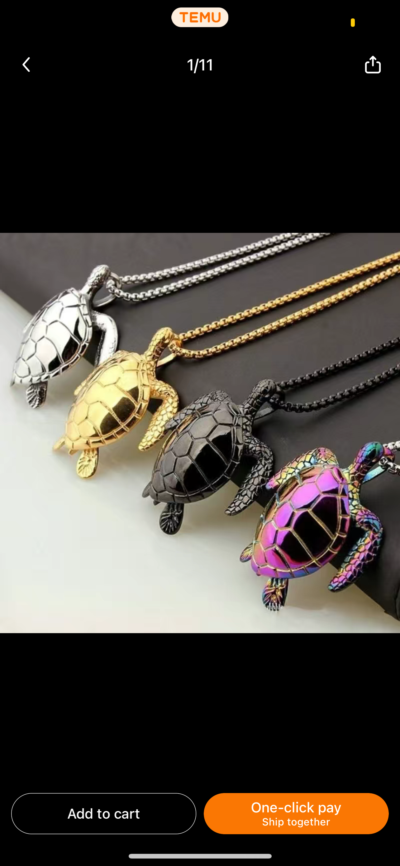 Alligator/turtle necklaces